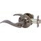 Delaney Hardware Callan Bennett Antique Nickel Bed/Bath Door Handle BN5028R - alternate 1